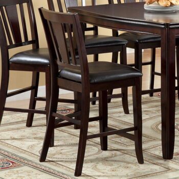 Edgewood Counter Ht. Chair Set of 2 BY Furniture of America