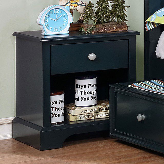 Diane Nightstand Cm7158Bl-N By Furniture Of America | Mobilia Cleopatra 3 Diane Nightstand CM7158BL-N BY Furniture of America - Image 1