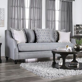Gray Nefyn Sofa SM2670-SF  BY Furniture of America