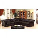 Stanford Armless Chair CM6270BR-CH BY Furniture of America - Image 2