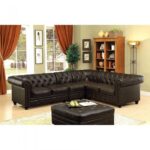 Stanford Armless Chair CM6270BR-CH BY Furniture of America - Image 3