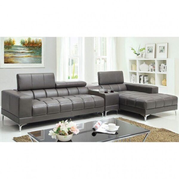 Bourdet Speaker Console CM6669GY-CS By Furniture of America - Image 2