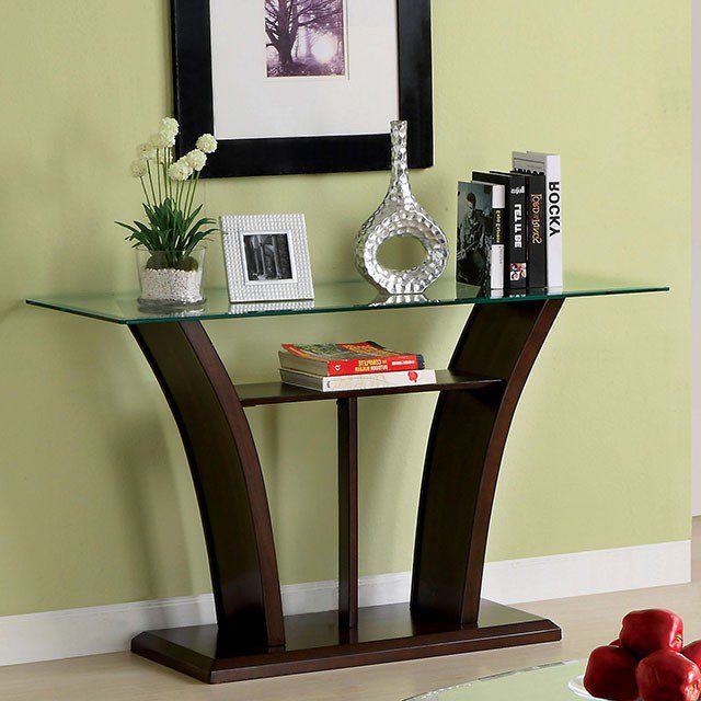 Manhattan Sofa Table Cm4104S By Furniture Of America | Mobilia Cleopatra 3 Manhattan Sofa Table CM4104S By Furniture of America - Image 1