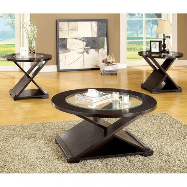 Orbe 3 Pc. Table Set CM4006-3PK By Furniture of America - Image 3