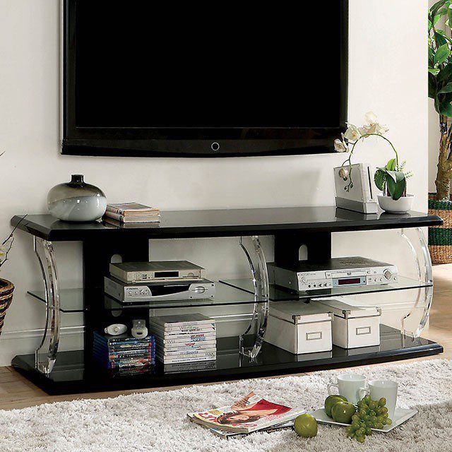 Ernst 60″ Tv Stand Cm5901Bk-Tv-60 By Furniture Of America | Mobilia Cleopatra 3 Ernst 60" Tv Stand CM5901BK-TV-60 By Furniture of America - Image 1