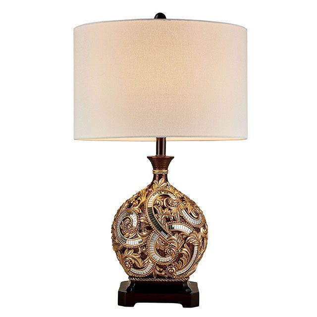 Guadalupe Table Lamp L9294T By Furniture Of America | Mobilia Cleopatra 3 Guadalupe Table Lamp L9294T By Furniture of America - Image 1