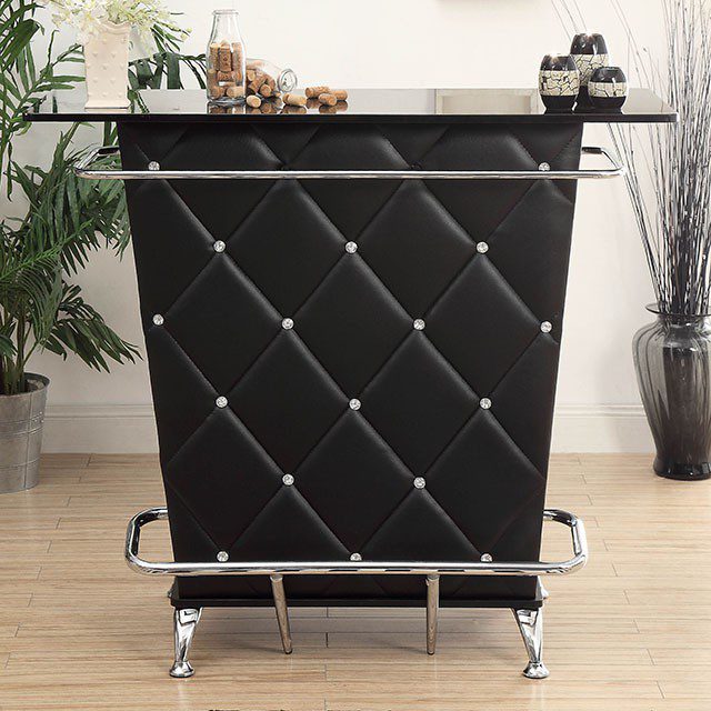 Fuero Bar Table Cm-Bt6464Bk By Furniture Of America | Mobilia Cleopatra 3 Fuero Bar Table CM-BT6464BK By Furniture of America - Image 1