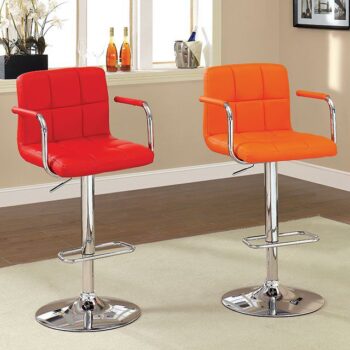 Corfu Bar Stool CM-BR6917RD By Furniture of America