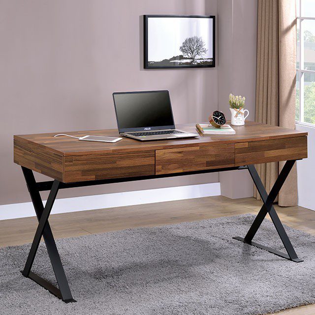 Tensed Desk Cm-Dk807 By Furniture Of America | Mobilia Cleopatra 3 Tensed Desk CM-DK807 By Furniture of America - Image 1