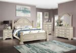 Antique White Pamphilos Bed FOA7144WH By Furniture of America - Image 2