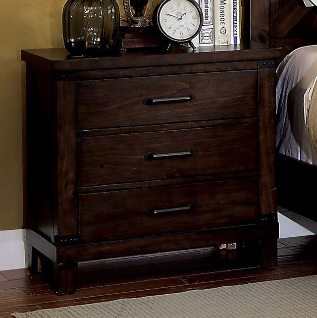 Bianca Night Stand Cm7734N By Furniture Of America | Mobilia Cleopatra 3 Bianca Night Stand CM7734N By Furniture of America - Image 1