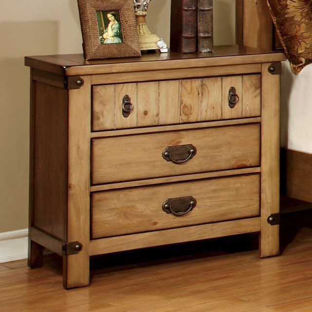 Pioneer Nightstand Cm7449N By Furniture Of America | Mobilia Cleopatra 3 Pioneer Nightstand CM7449N By Furniture of America - Image 1