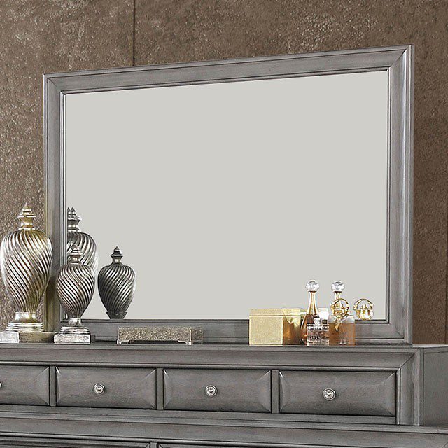 Brandt Mirror Cm7302Gy-M By Furniture Of America | Mobilia Cleopatra 3 Brandt Mirror CM7302GY-M By Furniture of America - Image 1