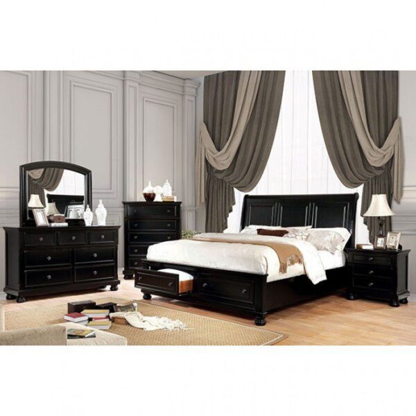 Castor Mirror CM7590BK-M By Furniture of America - Image 2