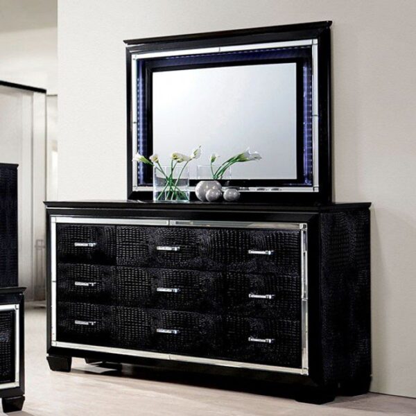 Bellanova Mirror CM7979BK-M By Furniture of America - Image 3