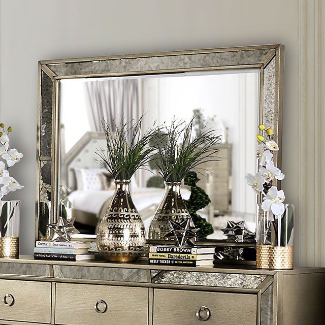 Loraine Mirror Cm7195M By Furniture Of America | Mobilia Cleopatra 3 Loraine Mirror CM7195M By Furniture of America - Image 1
