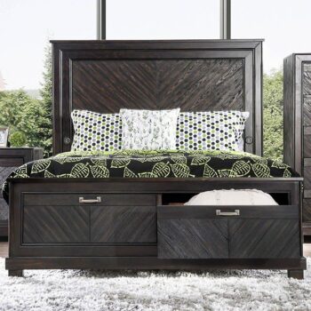 Espresso Argyros Bed CM7315  By Furniture of America