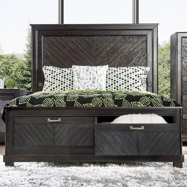 Espresso Argyros Bed CM7315  By Furniture of America - Image 6