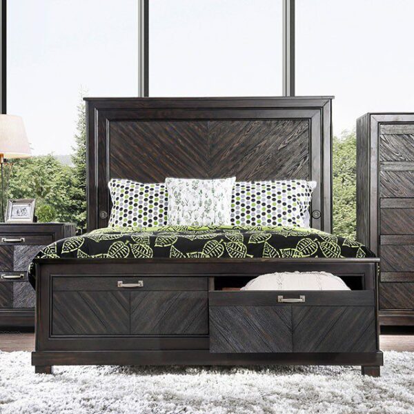 Espresso Argyros Bed CM7315  By Furniture of America - Image 7