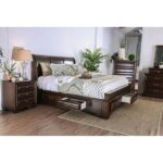 Brown Cherry Brandt Bed CM7302CH By Furniture of America - Image 2