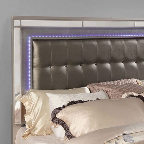 Brachium Bed CM7977SV By Furniture of America - Image 2