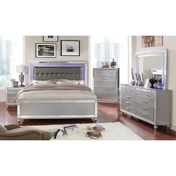 Brachium Bed CM7977SV By Furniture of America - Image 3