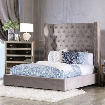Mirabelle Bed CM7679GY By Furniture of America