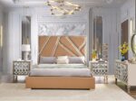 Silver 5 PCs Bedroom Set HD-6039 By Homey Design