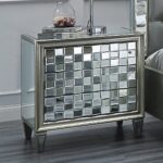 Silver 5 PCs Bedroom Set HD-6039 By Homey Design - Image 6