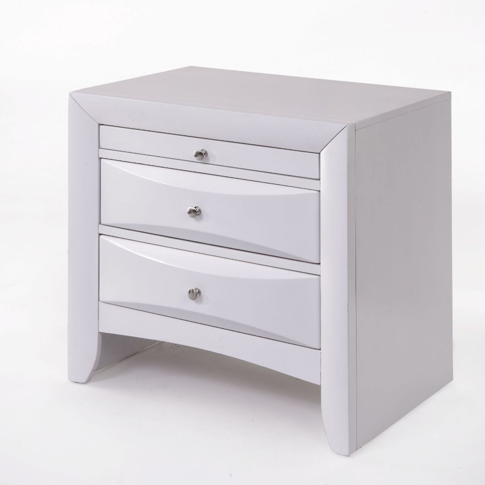 Ireland Nightstand 21704 By Acme | Mobilia Cleopatra 3 Ireland Nightstand 21704 by ACME - Image 1