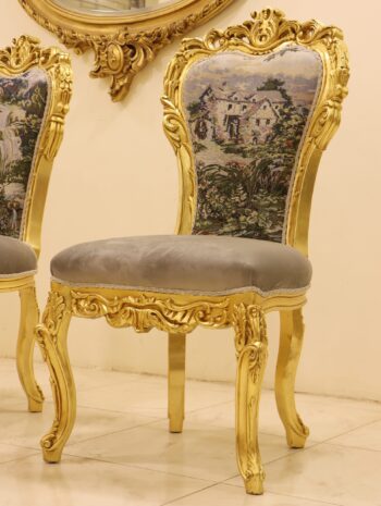Handmade Revolution Gray Dinning Side Chair