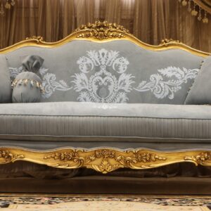 Handmade Classic Sky Blue Sofa |