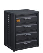 Gunmetal Cargo Chest W/4 Drawers 37956 by ACME - Image 2
