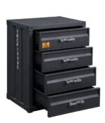 Gunmetal Cargo Chest W/4 Drawers 37956 by ACME - Image 3