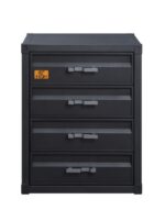 Gunmetal Cargo Chest W/4 Drawers 37956 by ACME - Image 4