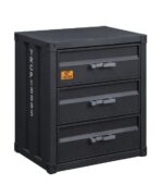Gunmetal Cargo Chest W/3 Drawers 37957 by ACME - Image 2