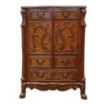 Cherry Oak Finish Dresden Chest 12146 by ACME - Image 2