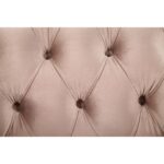 Velvet & Antique Silver Finish Northville Sofa 56930 by ACME - Image 5