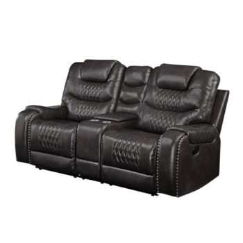 Magnetite Braylon Recliner Loveseat by ACME