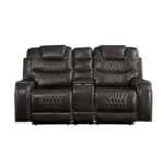Magnetite Braylon Recliner Loveseat by ACME - Image 2