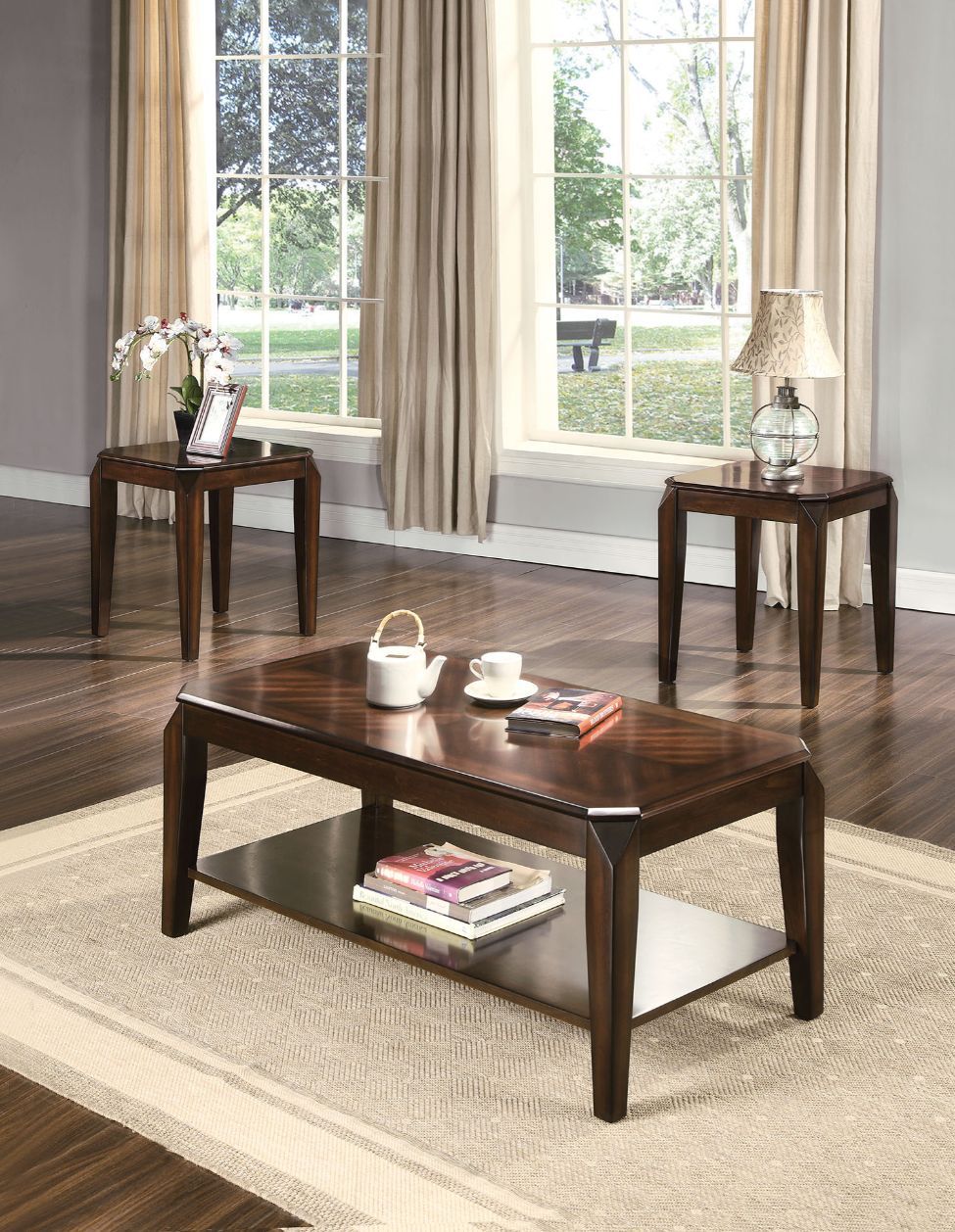 Docila 3Pc Pack Coffee & End Set By Acme | Mobilia Cleopatra 3 Docila 3PC Pack Coffee & End Set by ACME - Image 1