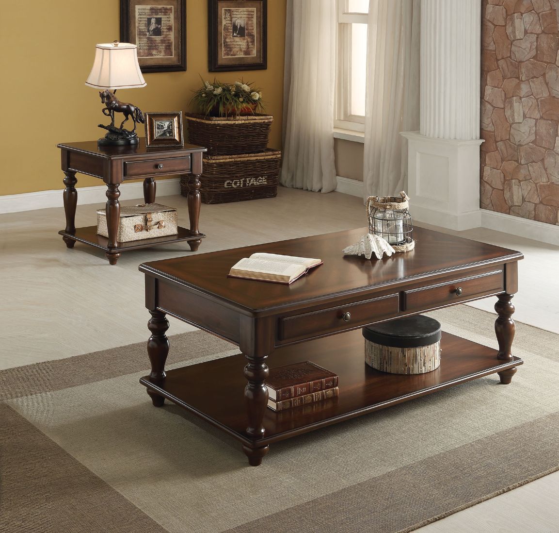 Farrel Coffee Table By Acme | Mobilia Cleopatra 3 Farrel Coffee Table by ACME - Image 1