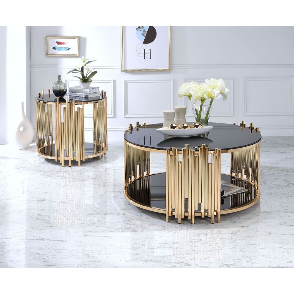 Tanquin Coffee Table By Acme | Mobilia Cleopatra 3 Tanquin Coffee Table by ACME - Image 1