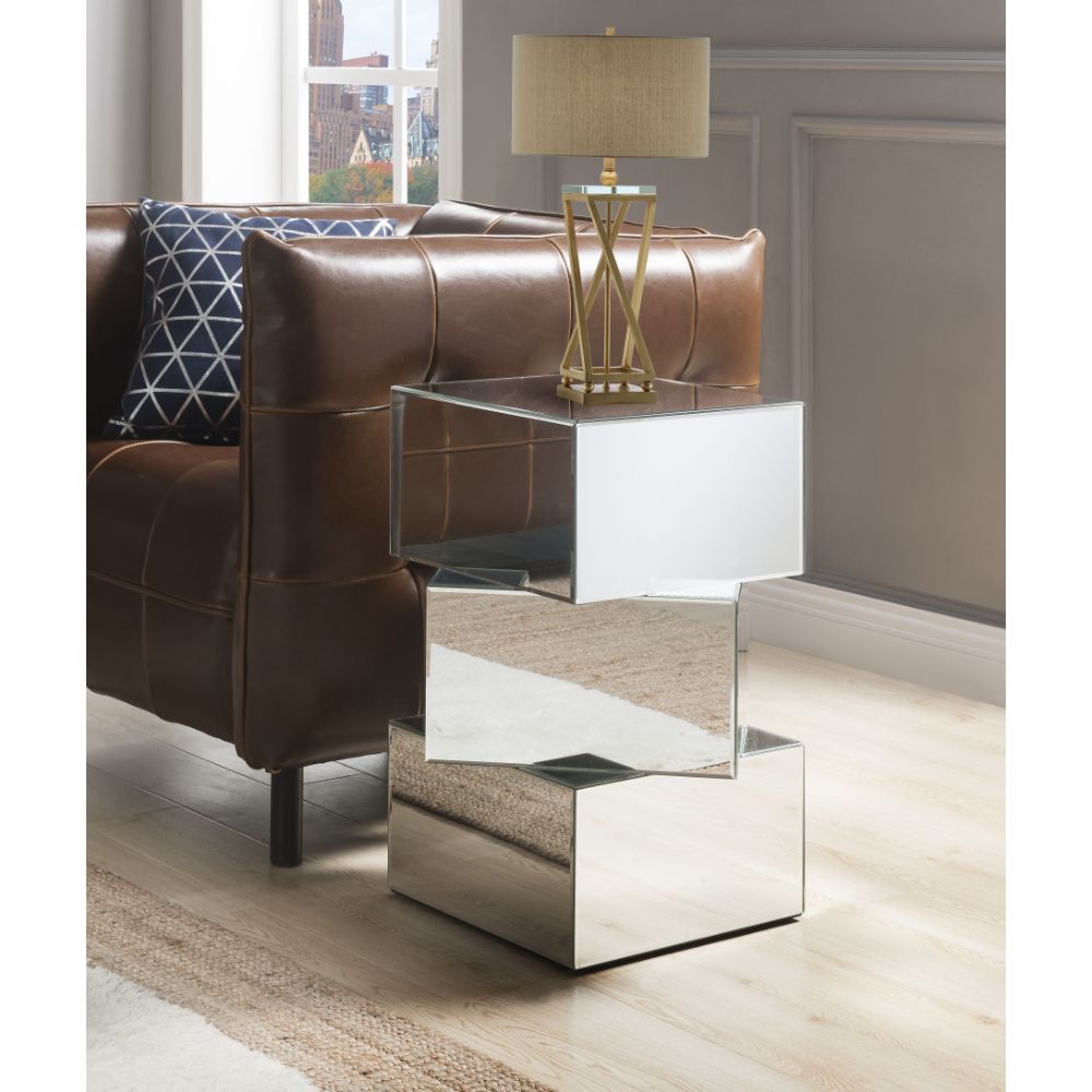 Dominic End Table 80272 By Acme | Mobilia Cleopatra 3 Dominic End Table 80272 by ACME - Image 1