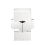 Dominic End Table 80272 By ACME in Mirrored – Side Tables – View 3