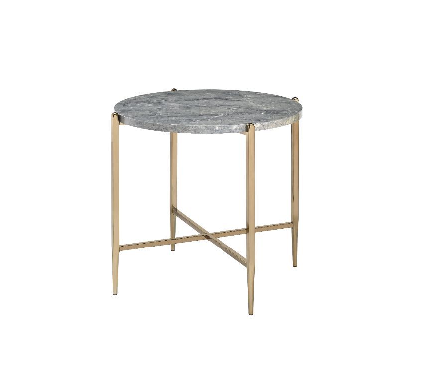Tainte End Table By Acme | Mobilia Cleopatra 3 Tainte End Table by ACME - Image 1