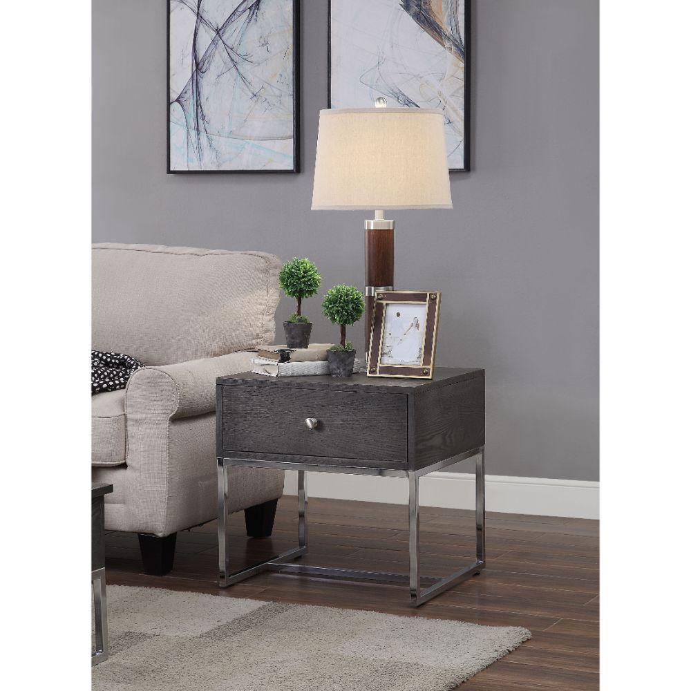 Iban End Table By Acme | Mobilia Cleopatra 3 Iban End Table by ACME - Image 1