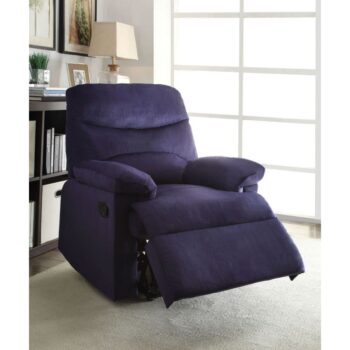 Blue Woven Arcadia Recliner by ACME