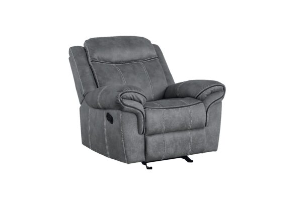 Gray Velvet Zubaida Motion Glider Recliner 55027 by ACME - Image 3