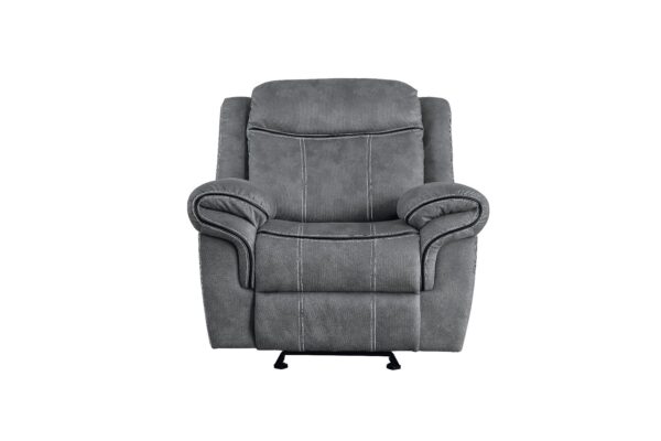 Gray Velvet Zubaida Motion Glider Recliner 55027 by ACME - Image 5